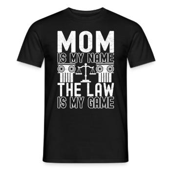 Jura Student Richter Staatsanwalt - Männer T-Shirt - Schwarz - Vorne - AI Model Male 178 light (178cm)