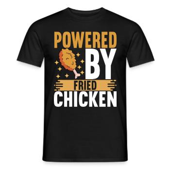 Fried Chicken Fast Food - Männer T-Shirt - Schwarz - Vorne - AI Model Male 178 light (178cm)