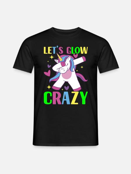 Licorne d’anniversaire - T-shirt homme - noir