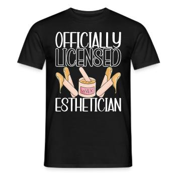 Kosmetikerin Kosmetik - Männer T-Shirt - Schwarz - Vorne - AI Model Male 178 light (178cm)