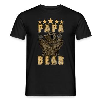 Father's Day Father's Day Gift - Men's T-Shirt - black - Front - AI Model Male 178 light (178cm)