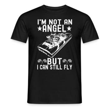 Course de dragsters - T-shirt homme - noir - Devant - AI Model Male 178 light (178cm)