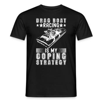 Course de dragsters - T-shirt homme - noir - Devant - AI Model Male 178 light (178cm)