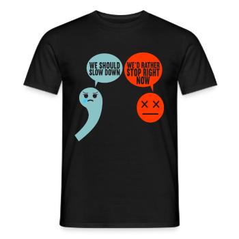 Englisch Lehrer English Teacher - Men's T-Shirt - black - Front - AI Model Male 178 light (178cm)