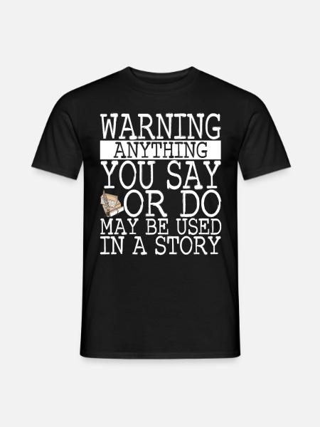 Author Schreiber - Men's T-Shirt - black