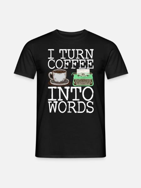 Author Schreiber - Men's T-Shirt - black