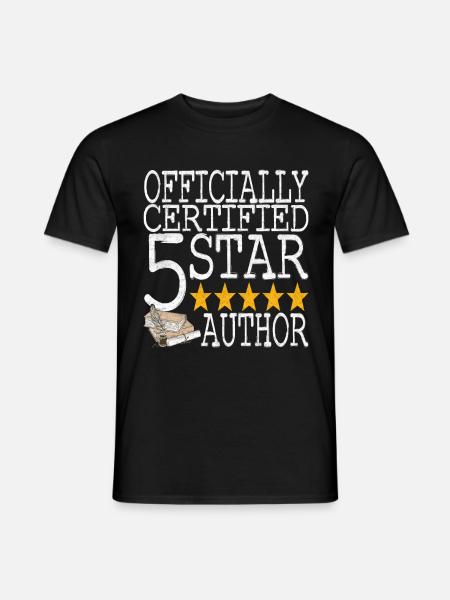 Author Schreiber - Men's T-Shirt - black