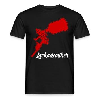 Autolackierer Airbrush Lackierer - Männer T-Shirt - Schwarz - Vorne - AI Model Male 178 light (178cm)