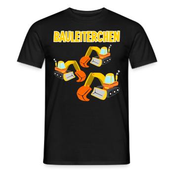 Bagger Baustelle Baggerfahrer - Männer T-Shirt - Schwarz - Vorne - AI Model Male 178 light (178cm)