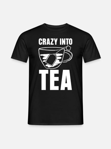 Teetasse Teetrinker Tee Teebeutel - Männer T-Shirt - Schwarz