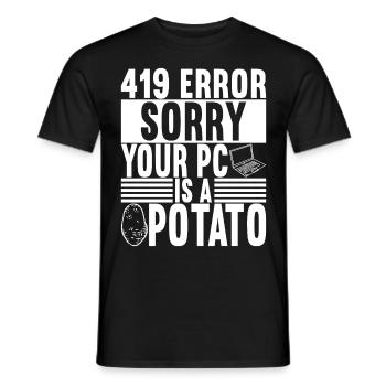 Programmeur Informaticien - T-shirt homme - noir - Devant - AI Model Male 178 light (178cm)