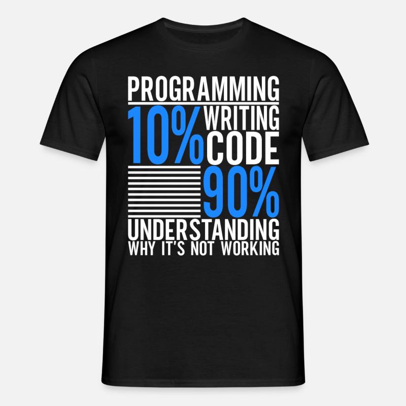 Programmer Computer Scientist - Men's T-Shirt - black