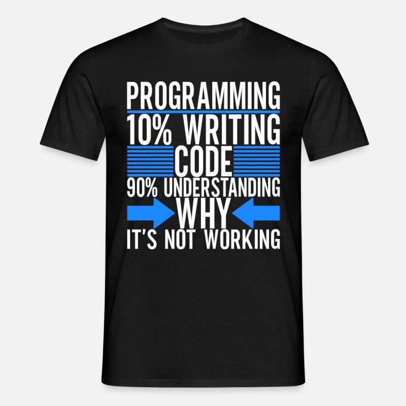 Programmer Computer Scientist - Men's T-Shirt - black