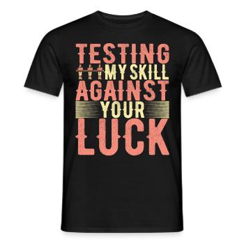 Tischfussball Tischkicker - Männer T-Shirt - Schwarz - Vorne - AI Model Male 178 light (178cm)