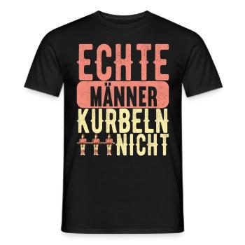Tischfussball Tischkicker - Männer T-Shirt - Schwarz - Vorne - AI Model Male 178 light (178cm)