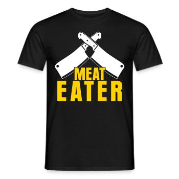 Grillades Grillades Boucher Viande Boucher - T-shirt homme - noir - Devant - AI Model Male 178 light (178cm)
