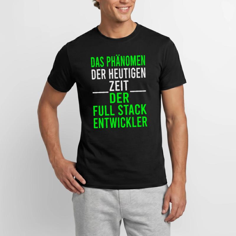 Informatik Programmierer Full Stack Entwickler Männer T-Shirt