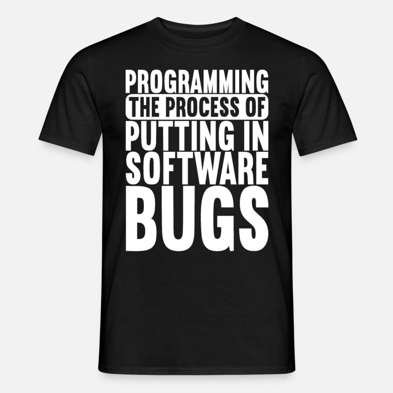Programmierer Informatiker - Männer T-Shirt - Schwarz