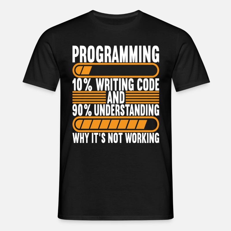 Programmer Computer Scientist - Men's T-Shirt - black