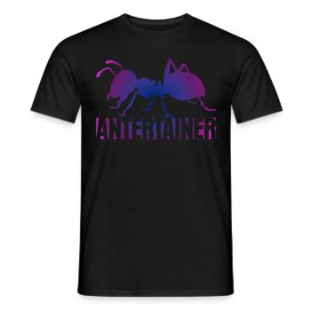 Ameise Entertainer Ameisen - Männer T-Shirt - Schwarz - Vorne - AI Model Male 178 light (178cm)