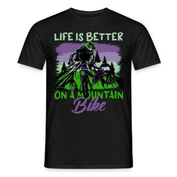 Unbenanntes Projekt 46 - T-shirt homme - noir - Devant - AI Model Male 178 light (178cm)