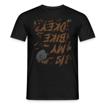 Unnamed Project 43 - Men's T-Shirt - black - Front - AI Model Male 178 light (178cm)