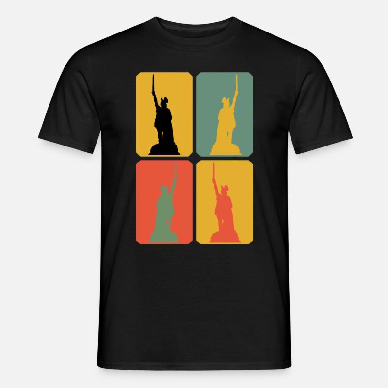 Hermannsdenkmal Teuteburger Wald - Männer T-Shirt - Schwarz