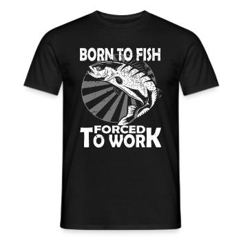 Angeln Opa papa - Männer T-Shirt - Schwarz - Vorne - AI Model Male 178 light (178cm)