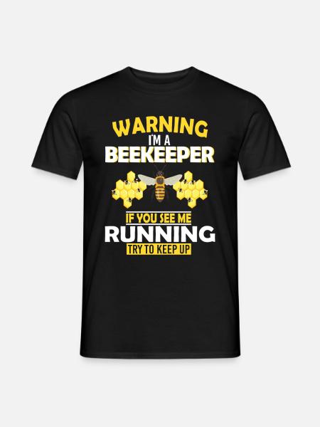 Bienenzucht und Honig - Männer T-Shirt - Schwarz