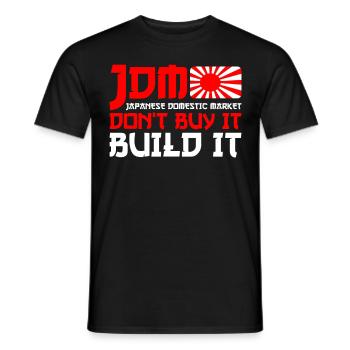 JDM Motorsport Auto Tuning Automobile - T-shirt homme - noir - Devant - AI Model Male 178 light (178cm)