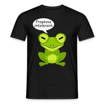 Frösche Wortspiel Frosch - Männer T-Shirt - Schwarz - Vorne - AI Model Male 178 light (178cm)