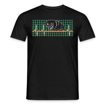 Tardigrade Wasserbär Bärtierchen - Männer T-Shirt - Schwarz - Vorne - AI Model Male 178 light (178cm)