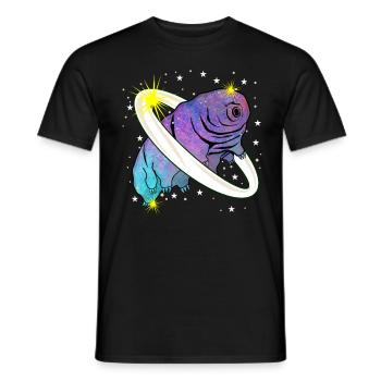 Tardigrade Planète ours d’eau Tardigrades - T-shirt homme - noir - Devant - AI Model Male 178 light (178cm)