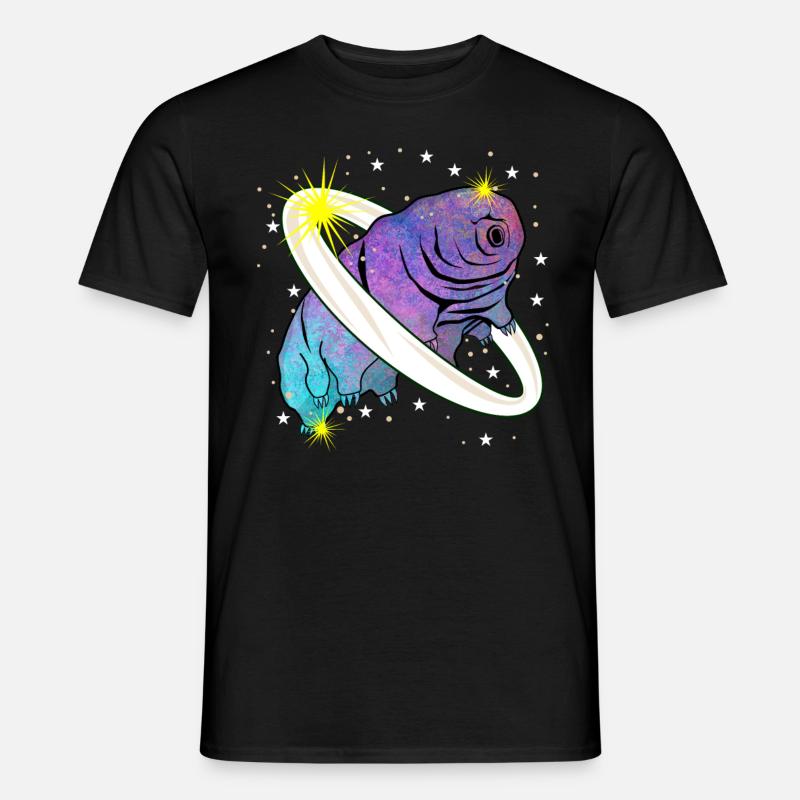 Tardigrade Wasserbär Planet Bärtierchen - Männer T-Shirt - Schwarz