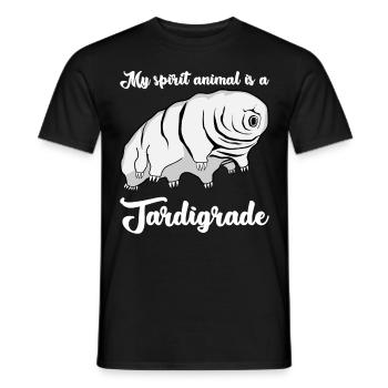 Tardigrade Wasserbär lustig Bärtierchen - Männer T-Shirt - Schwarz - Vorne - AI Model Male 178 light (178cm)