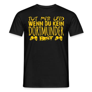 Dortmunder lustig Dortmund - Männer T-Shirt - Schwarz - Vorne - AI Model Male 178 light (178cm)