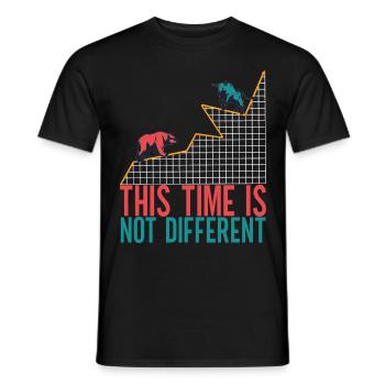Actions Actionnaire Investisseur - T-shirt homme - noir - Devant - AI Model Male 178 light (178cm)