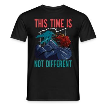 Actions Actionnaire Investisseur - T-shirt homme - noir - Devant - AI Model Male 178 light (178cm)