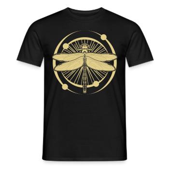 Libellen Okkulte Insekten Libelle - Männer T-Shirt - Schwarz - Vorne - AI Model Male 178 light (178cm)