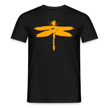 Libellen Insekten Skizze Libelle - Männer T-Shirt - Schwarz - Vorne - AI Model Male 178 light (178cm)