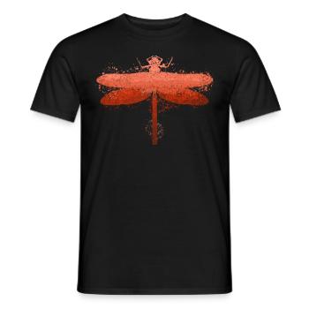 Libelle Libellen - Männer T-Shirt - Schwarz - Vorne - AI Model Male 178 light (178cm)