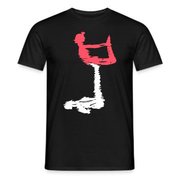 Acro Yoga Meditation Acroyoga - Männer T-Shirt - Schwarz - Vorne - AI Model Male 178 light (178cm)
