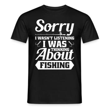 Entschuldigung, Ich Habe Zugehört, Ich - Männer T-Shirt - Schwarz - Vorne - AI Model Male 178 light (178cm)