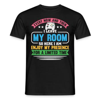 Conception de jeux pour les joueurs - T-shirt homme - noir - Devant - AI Model Male 178 light (178cm)