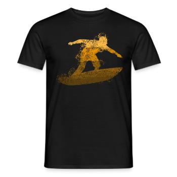 Surf Surfing Planche de surf Surfer - T-shirt homme - noir - Devant - AI Model Male 178 light (178cm)