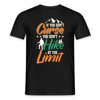 Wenn Sie Nicht Fluchen, Wandern Sie - Männer T-Shirt - Schwarz - Vorne - AI Model Male 178 light (178cm)
