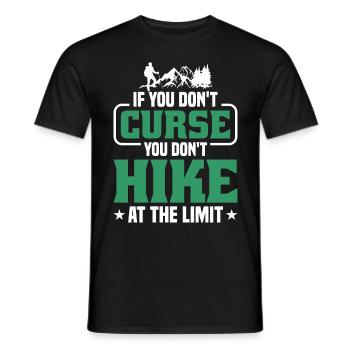 Wenn Sie Nicht Fluchen, Wandern Sie - Männer T-Shirt - Schwarz - Vorne - AI Model Male 178 light (178cm)