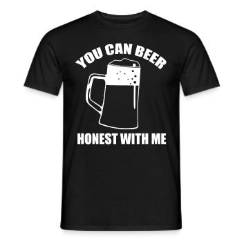 Beer Brewer Braumeister Craft Beer - Men's T-Shirt - black - Front - AI Model Male 178 light (178cm)