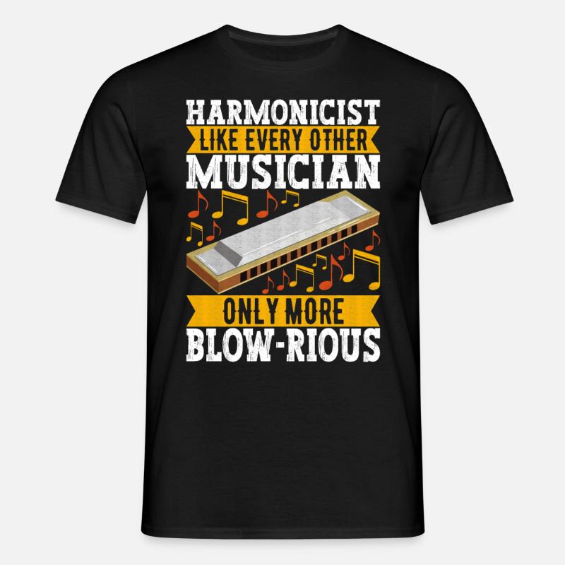 Harmonica Harmonica - Men's T-Shirt - black