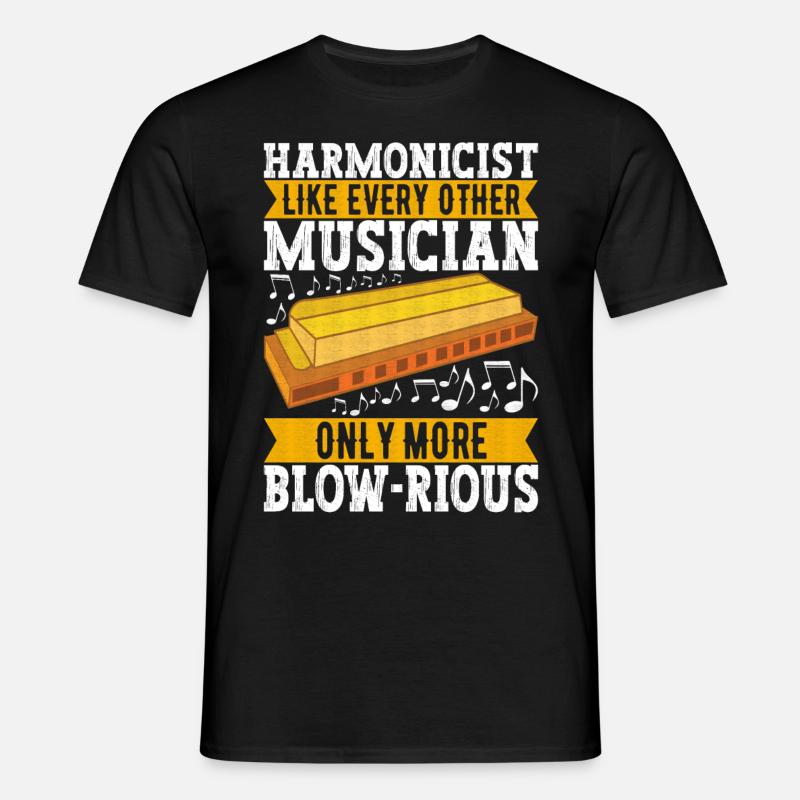 Harmonica Harmonica - Men's T-Shirt - black